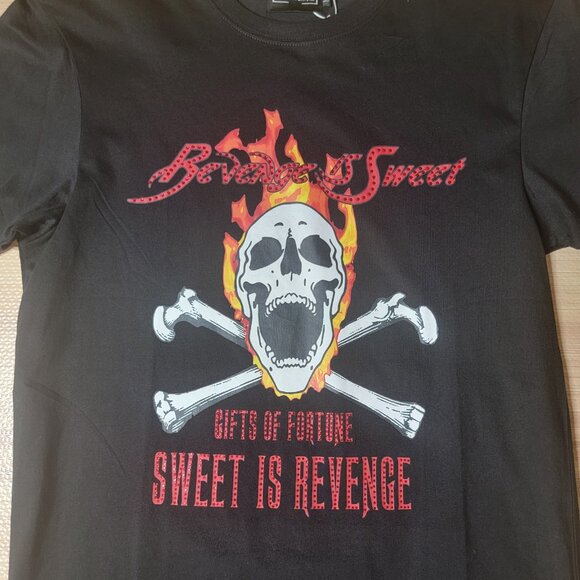 Gifts of Fortune - Sweet is Revenge T-shirt Men Size Medium - with Swarovski - Picture 4 of 7